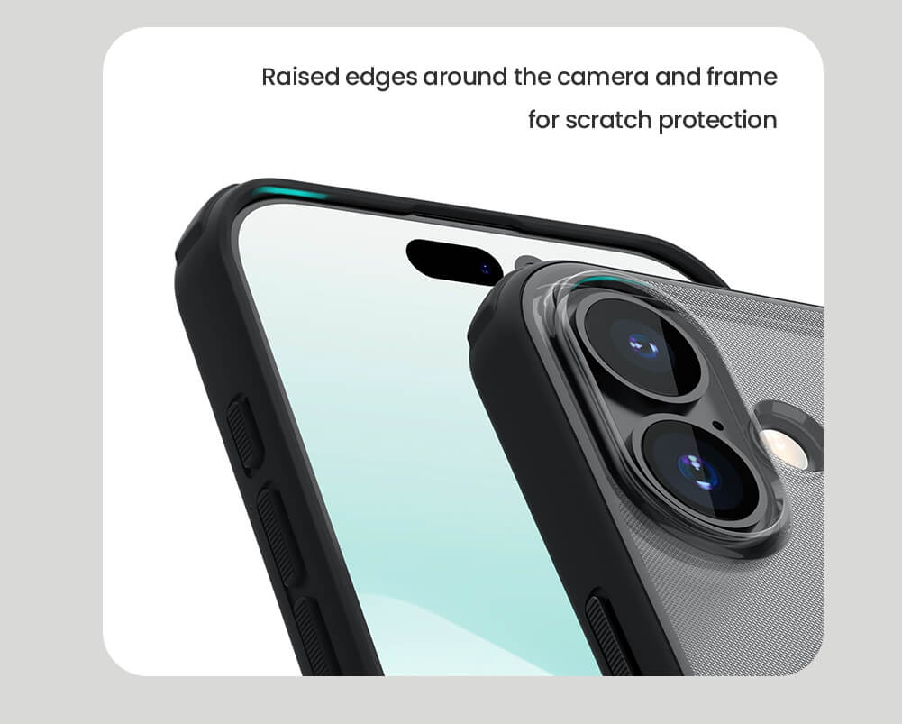 Чехол-крышка NILLKIN для Apple iPhone 17 6.3 (2025) (серия Frosted shield Pro Clear version)